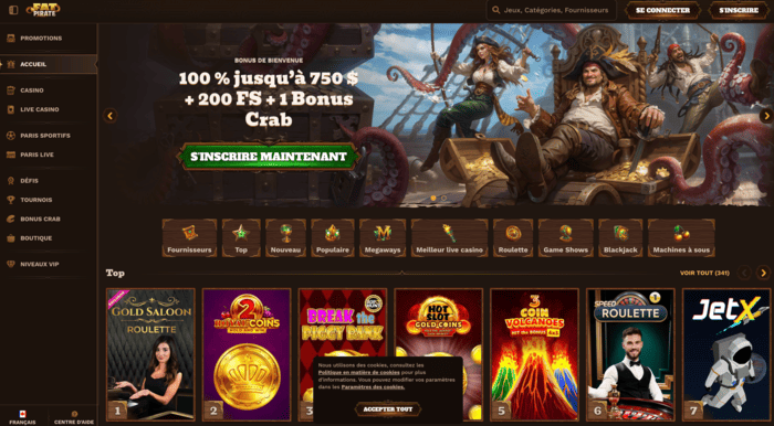Fat Pirate casino avis
